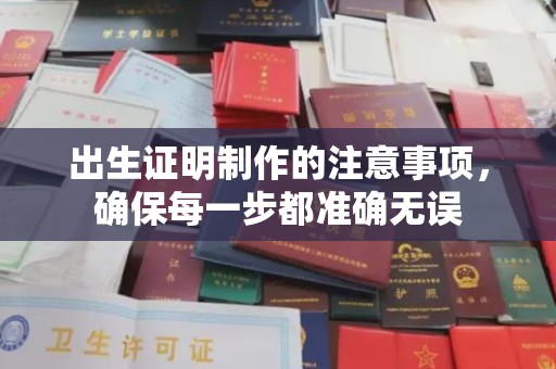 前镇出生证明制作的注意事项，确保每一步都准确无误